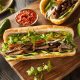 Vietnamese Pork Banh Mi Sandwich with Cilantro and Daikon