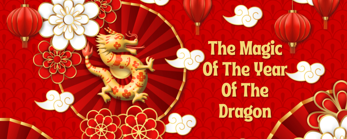 Year of the dragon. Lunar New Year concept