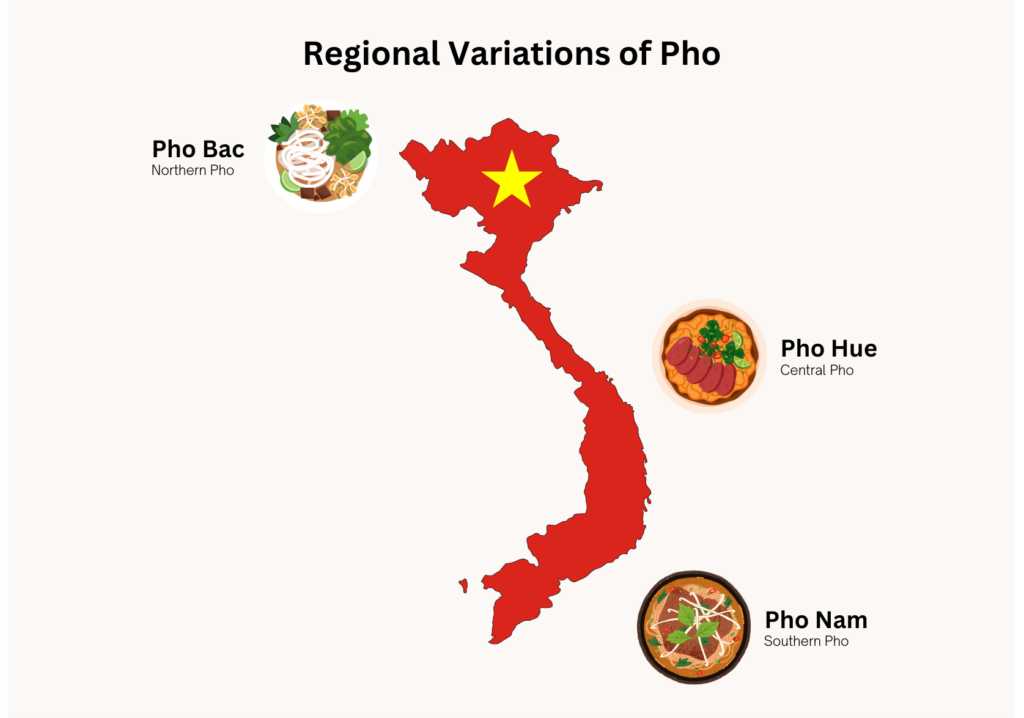 pho regional variations and characteristics